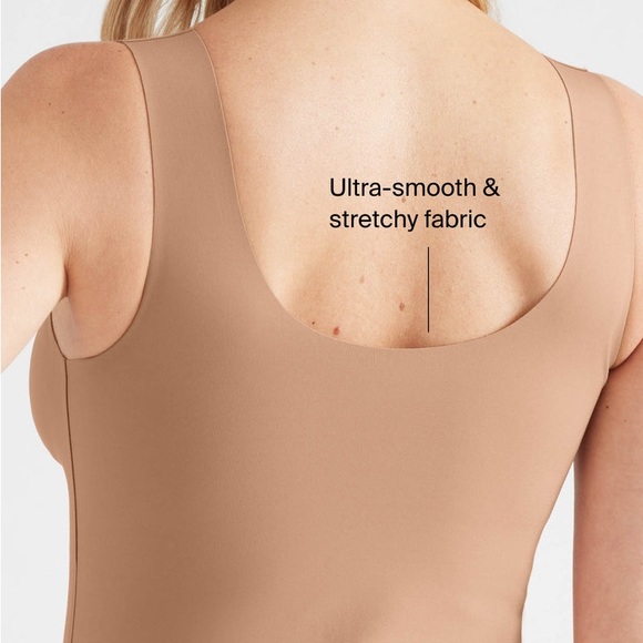 Knix LuxeLift Scoop Neck Tank size XXL reddish brown - Picture 7 of 8